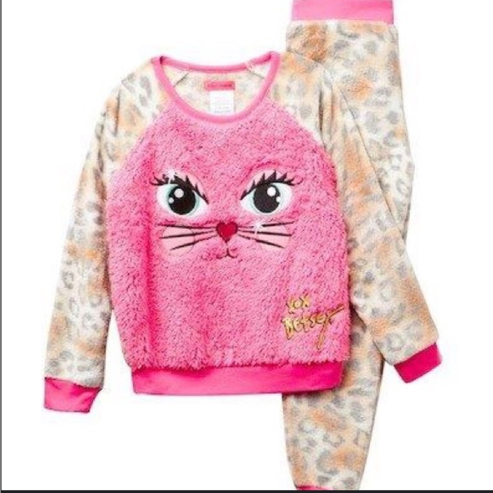 Betsey Johnson Pajama Set XL 14-16